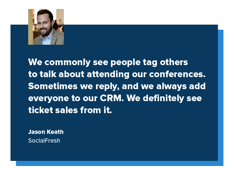 quote from jason keath of social fresh